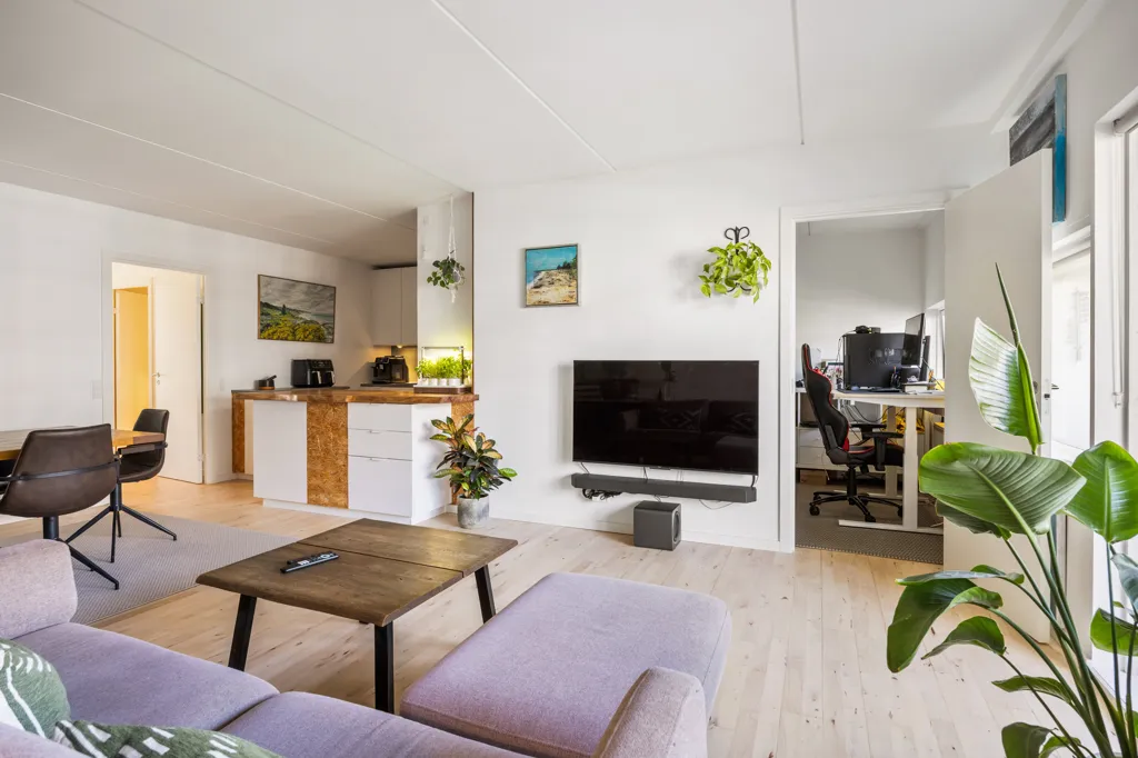 Séjour - Apartment with Terrace in Smørumnedre