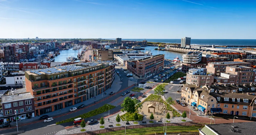 Õhuvaade - Studio Flat with Sea View in Scheveningen