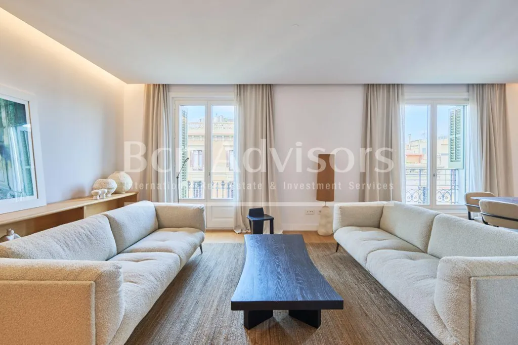 Séjour - Refurbished Flat with Terrace in Passeig de Gràcia