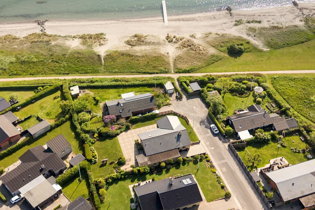 Vue aérienne - Fenced Villa with Garden in Korsør
