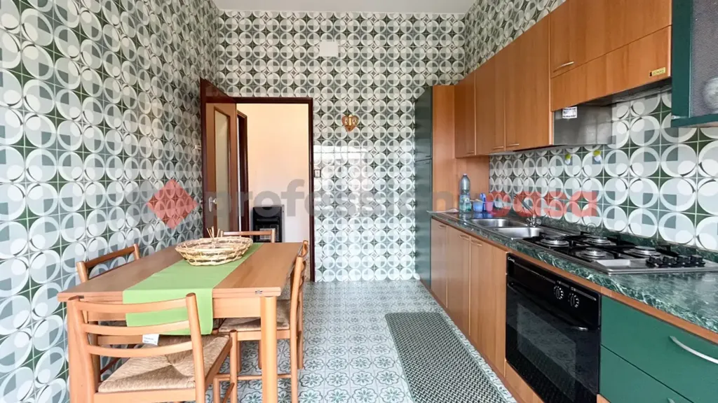 Cuisine - Bright Apartment with Balcony in Milazzo