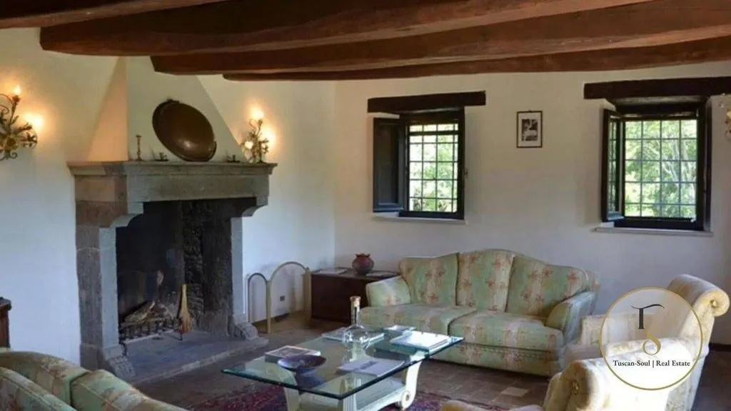 Soggiorno - Medieval Castle Villa with Pool in Baschi, Umbria
