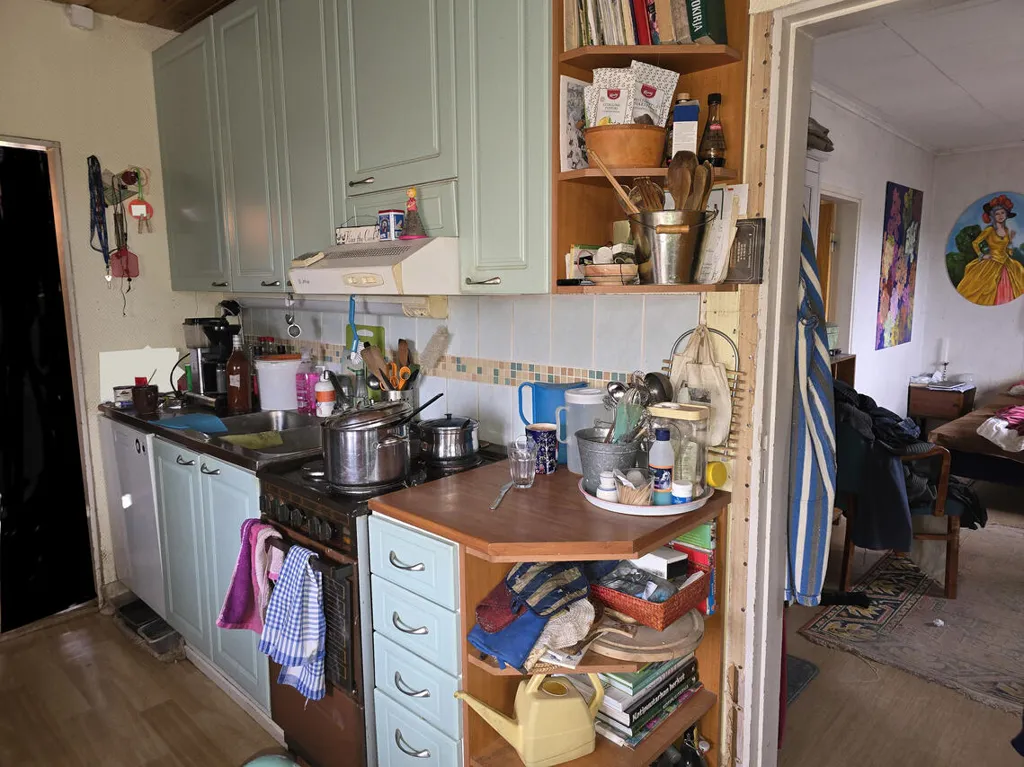 Cuisine - Foreclosure Apartment with Garden in Sastamala