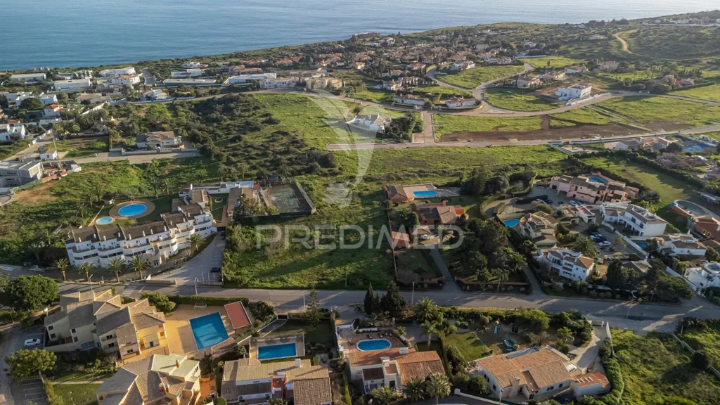 Aerial - Developable Land with Sea View near Praia da Luz