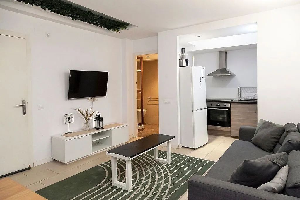 Living Room - Duplex with Terrace in La Salut, Barcelona