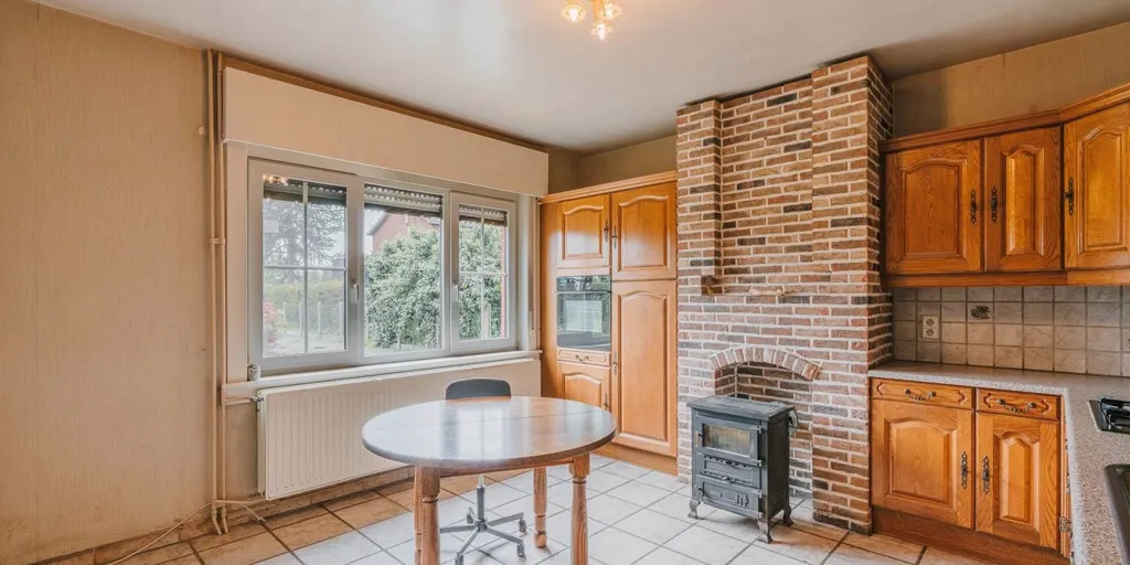 Köök - Open Plan House with Open View in Boortmeerbeek