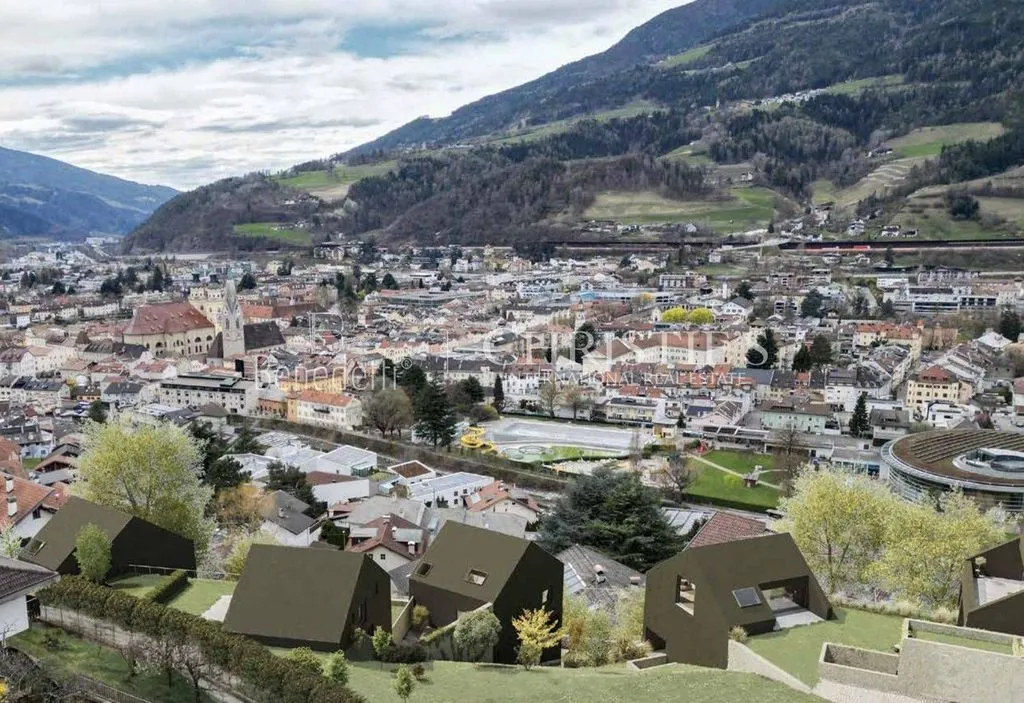 Aerial - Luxury Apartment with Private Garden in Brixen