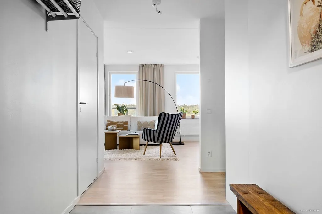 Hallway - Apartment with Sea View in Fisksätra