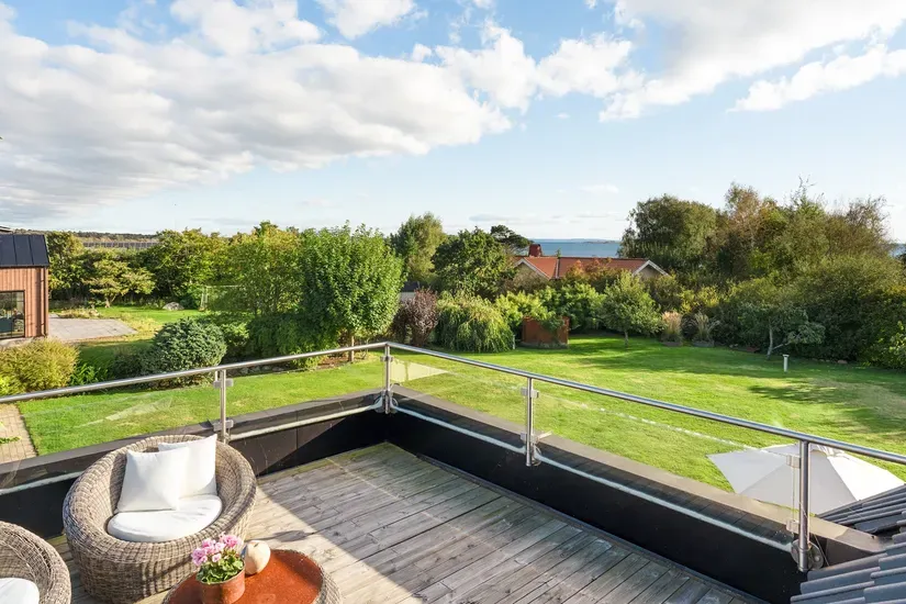 Terrace - Generous Villa with Sea View in Ringenäs