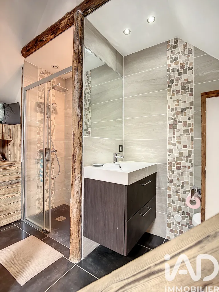 Salles de bain - Appartement Duplex avec Vue Montagne à Taninges