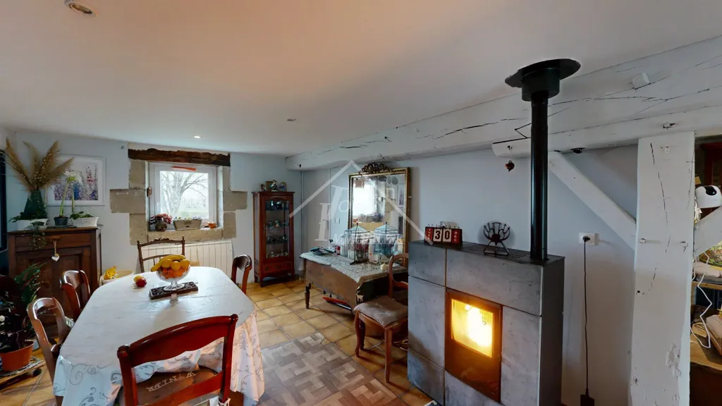 Salle à manger - Maison de Campagne avec Vue Panoramique à Gipcy