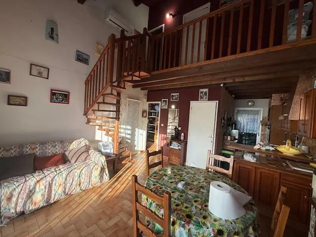 Séjour - Maison T3 + Bureau à 300 m des Plages à Valras-Plage
