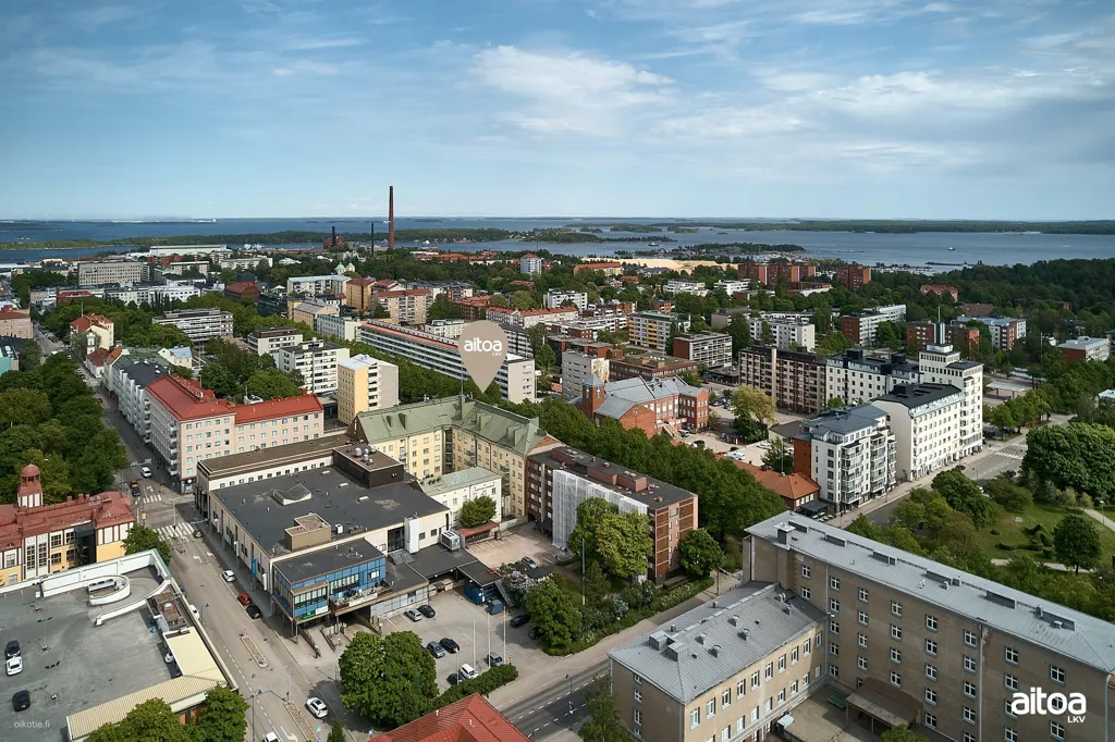 Õhuvaade - Corner Apartment with Views in Kotkansaari, Kotka
