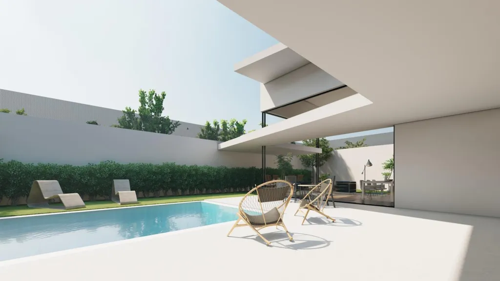 Pool - Detached Villa with Pool in Fortuna