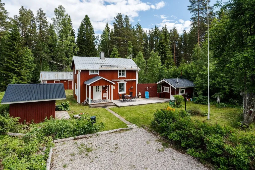 Vista aerea - Charming Cottage with Garden in Båtvik