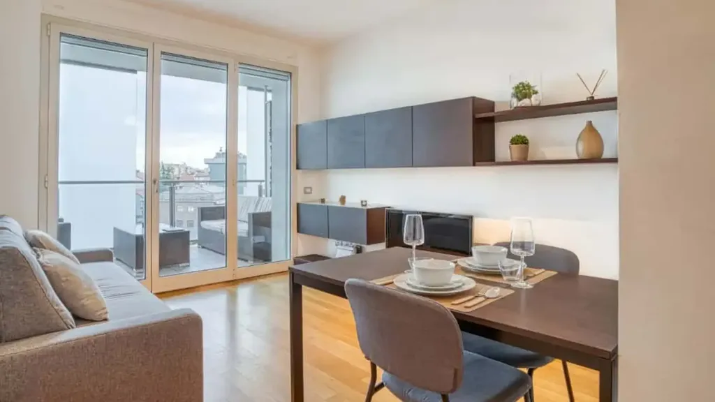 Söögituba - Modern Studio with Terrace near Navigli, Milan