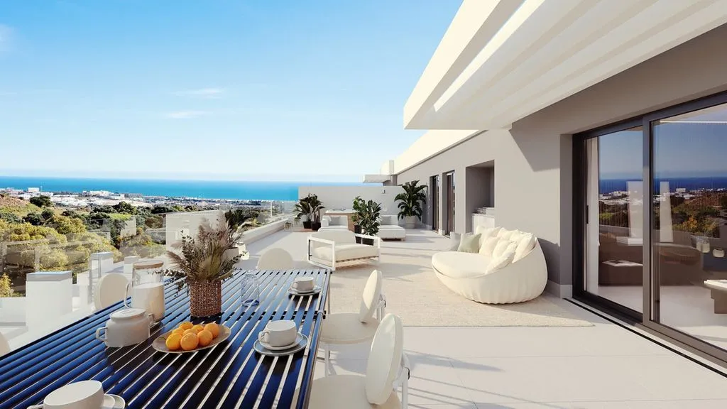 Terrasse - Luxury Apartment with Sea View in Marbella