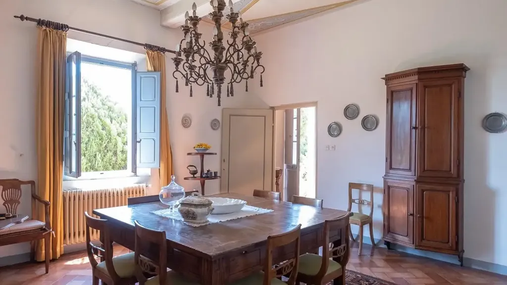 Salle à manger - Historic Villa with Limonaia in Fucecchio