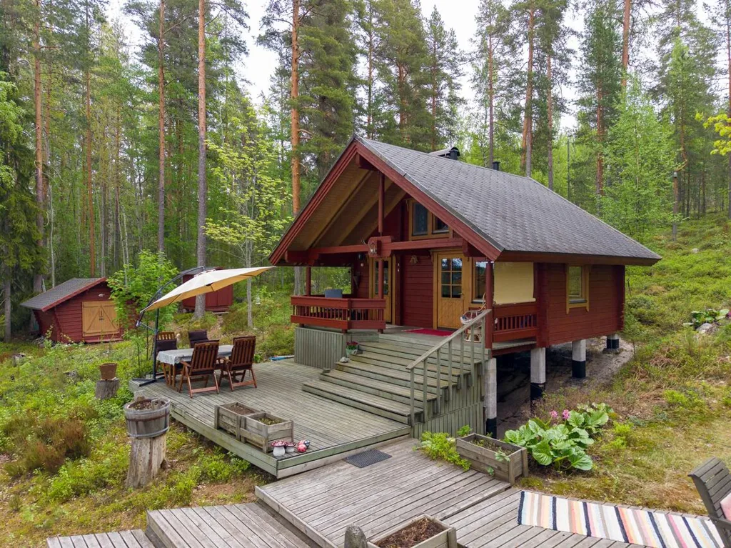 Extérieur - Cottage with Sauna and Lake View in Jyväskylä