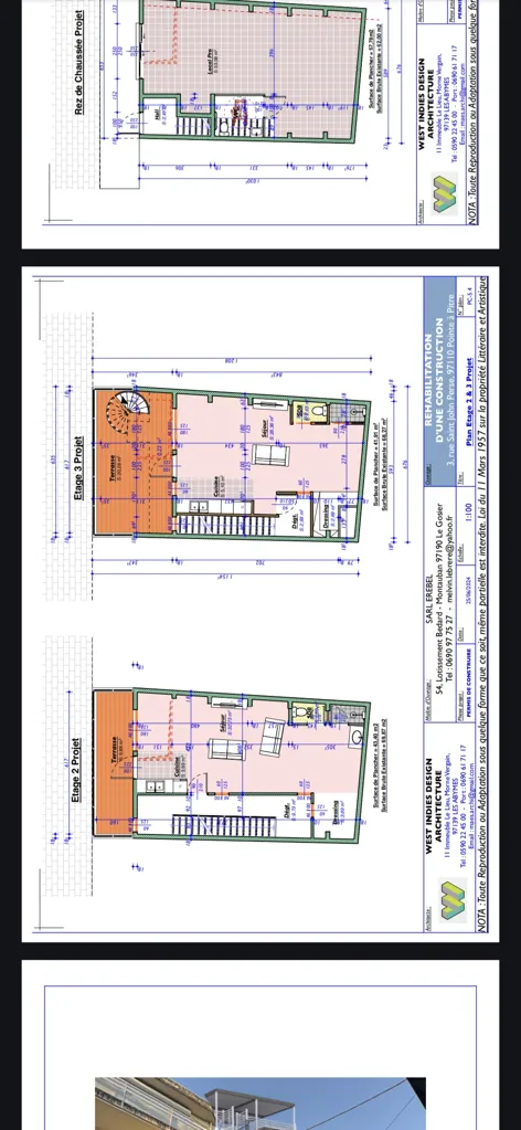 Appartement à Terminer avec Vue Mer à Pointe-à-Pitre