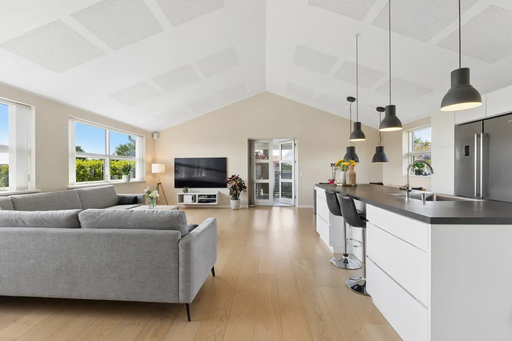 Köök - Renovated Villa with City View in Vejby