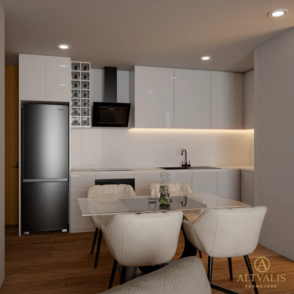 Köök - Penthouse with Private Pool in Palma