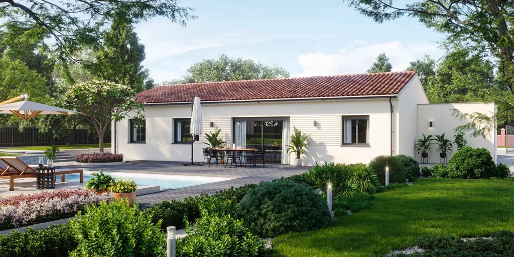 Bassein - New House with Garden in Bruguières