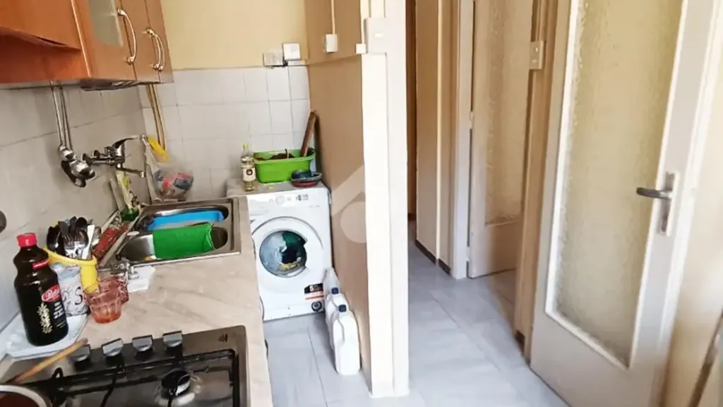 Köök - Three-Bedroom Apartment with Balcony in Palermo