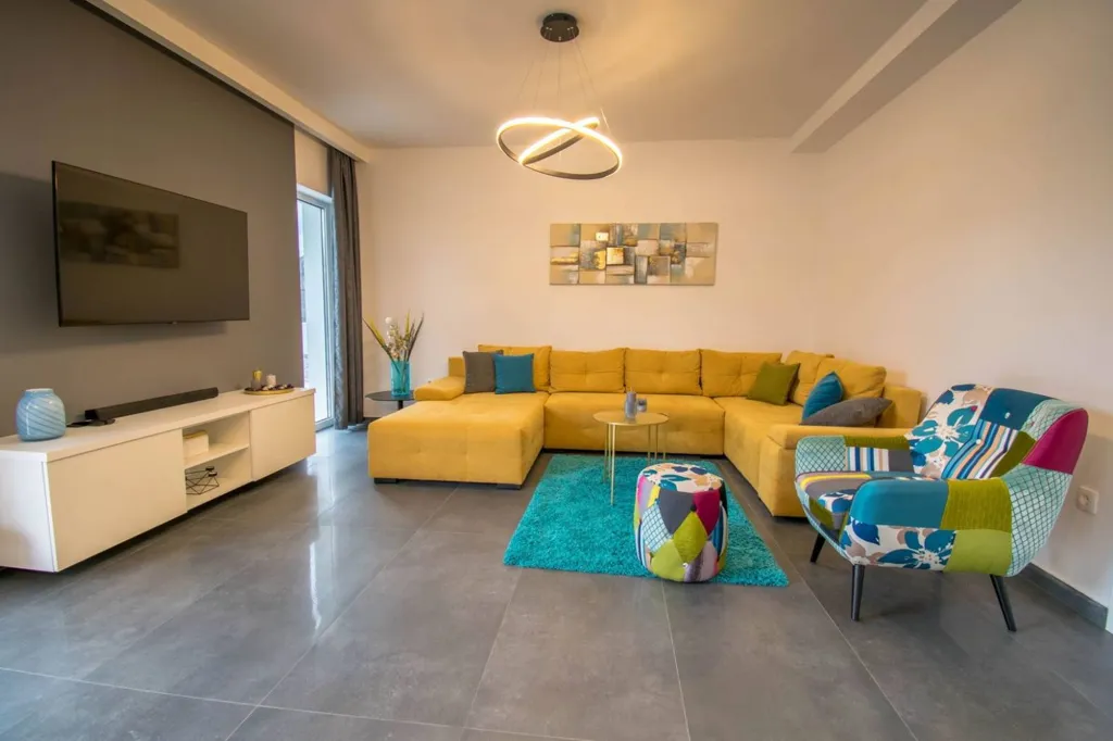 Living Room - New Villa with Pool in Baška Voda