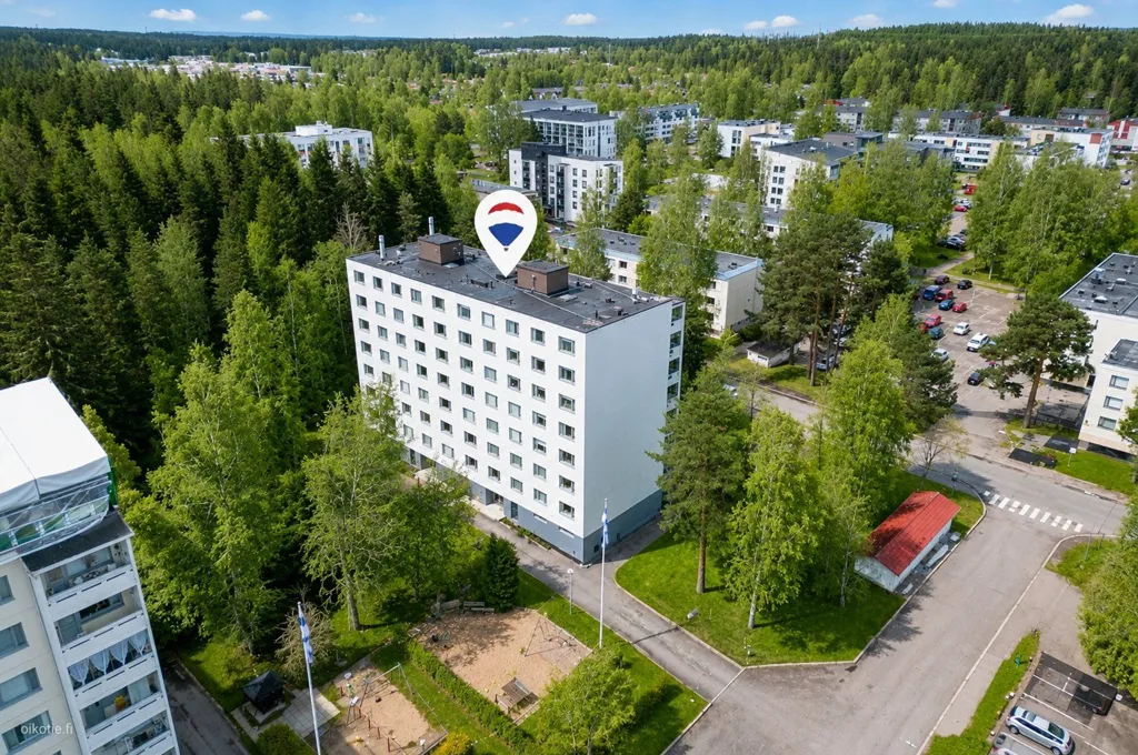 Vista aerea - Apartment with Balcony in Annala, Tampere