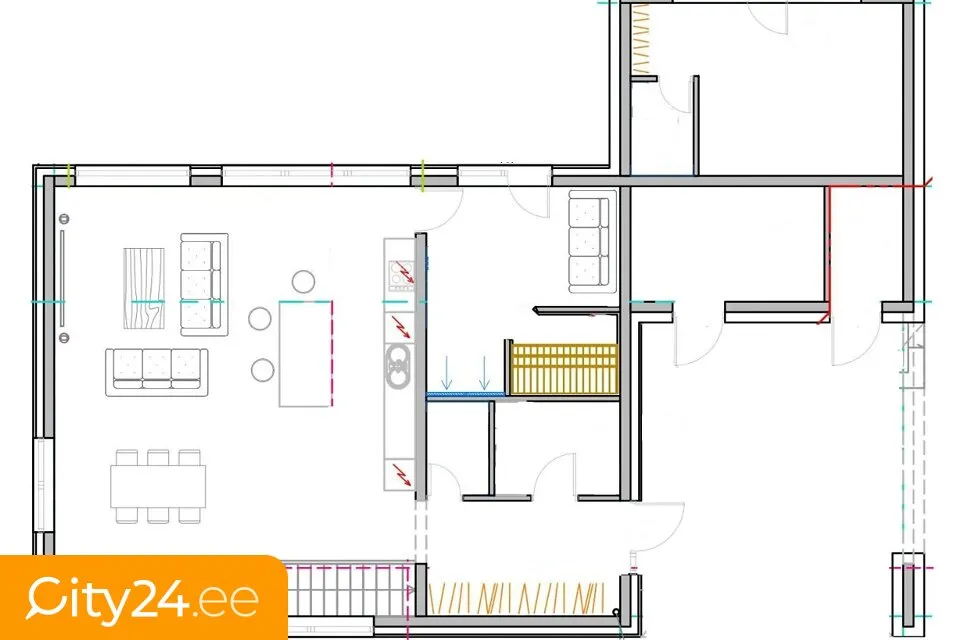 Plan - New Stone House with Balcony in Sindi