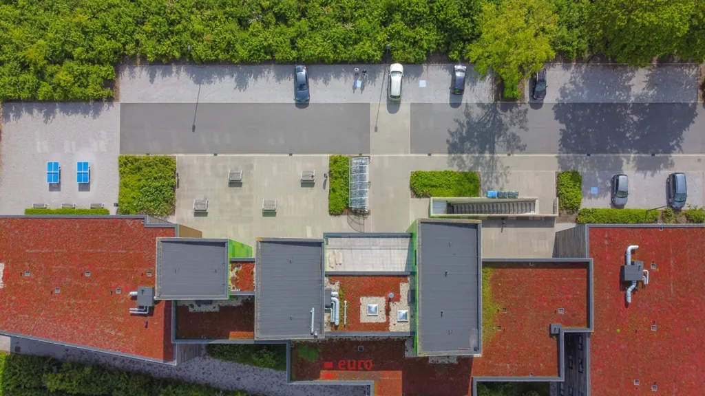 Õhuvaade - Spacious Student Studio with Terrace in Bruges