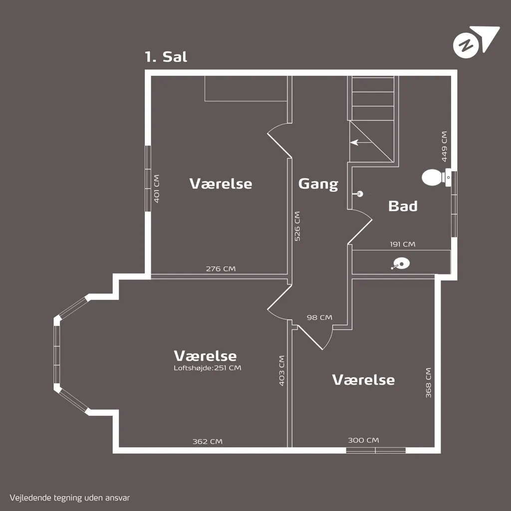 Plaan - Classical Villa with Quiet Setting in Hvidovre
