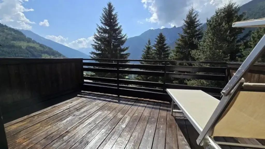 Balcon - Bright Apartment with Panoramic Terrace in Saint Rhemy en Bosses
