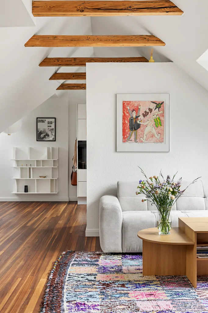 Soggiorno - Charming Penthouse with Views in Mølleengen
