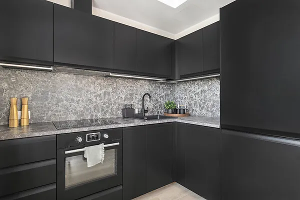 Cucina - Modern Flat with Balcony in Haabersti, Tallinn