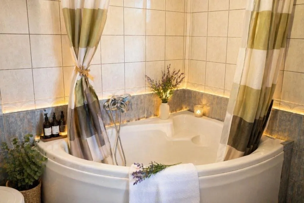 Bathrooms - Luxury Villa with Panoramic Views in Argostoli