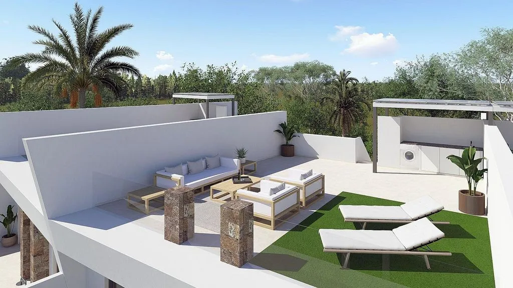 Terrasse - Chalet with Pool and Terrace in Torre-Pacheco