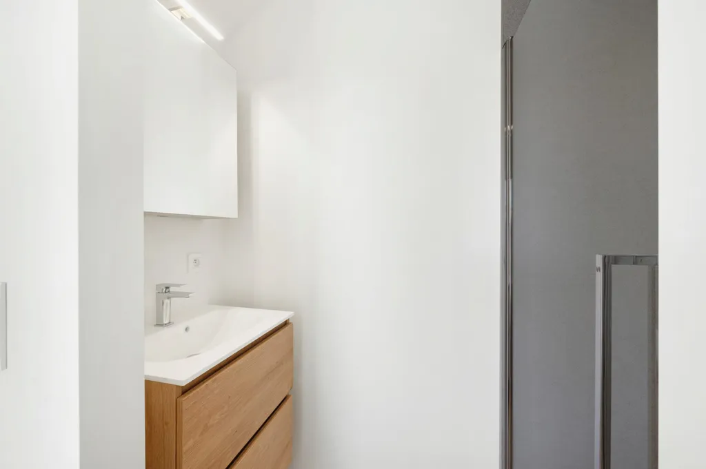 Salles de bain - Duplex avec Vue Panoramique sur la Mer à Heist