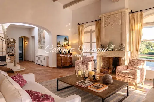 Séjour - Villa de Luxe avec Vue Mer à Grimaud