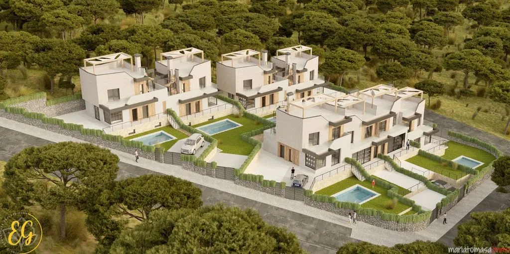 Vue aérienne - Luxury Flat with Terrace in Polop