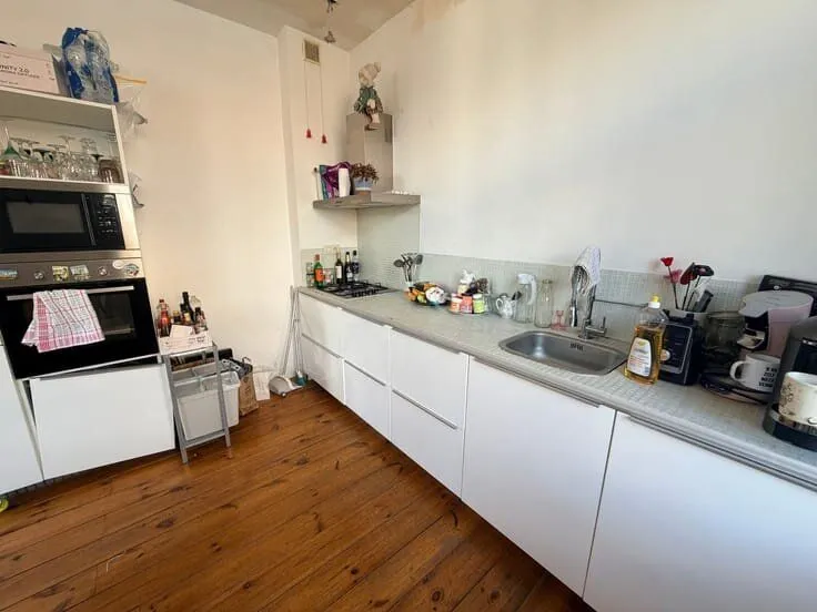 Köök - City Centre Apartment in Antwerp