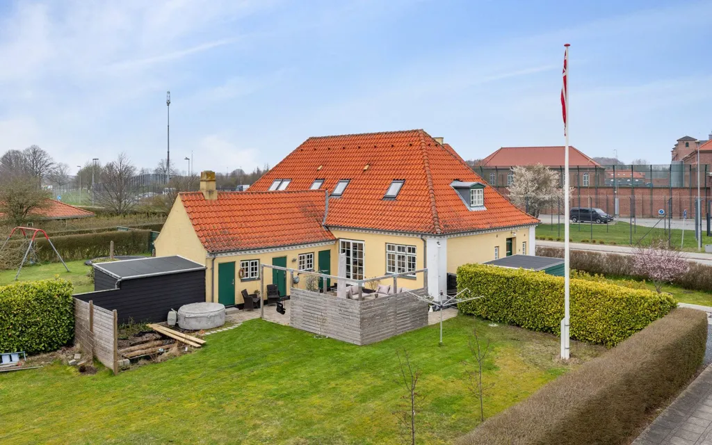 Õhuvaade - Period Terraced House in Nyborg Centre