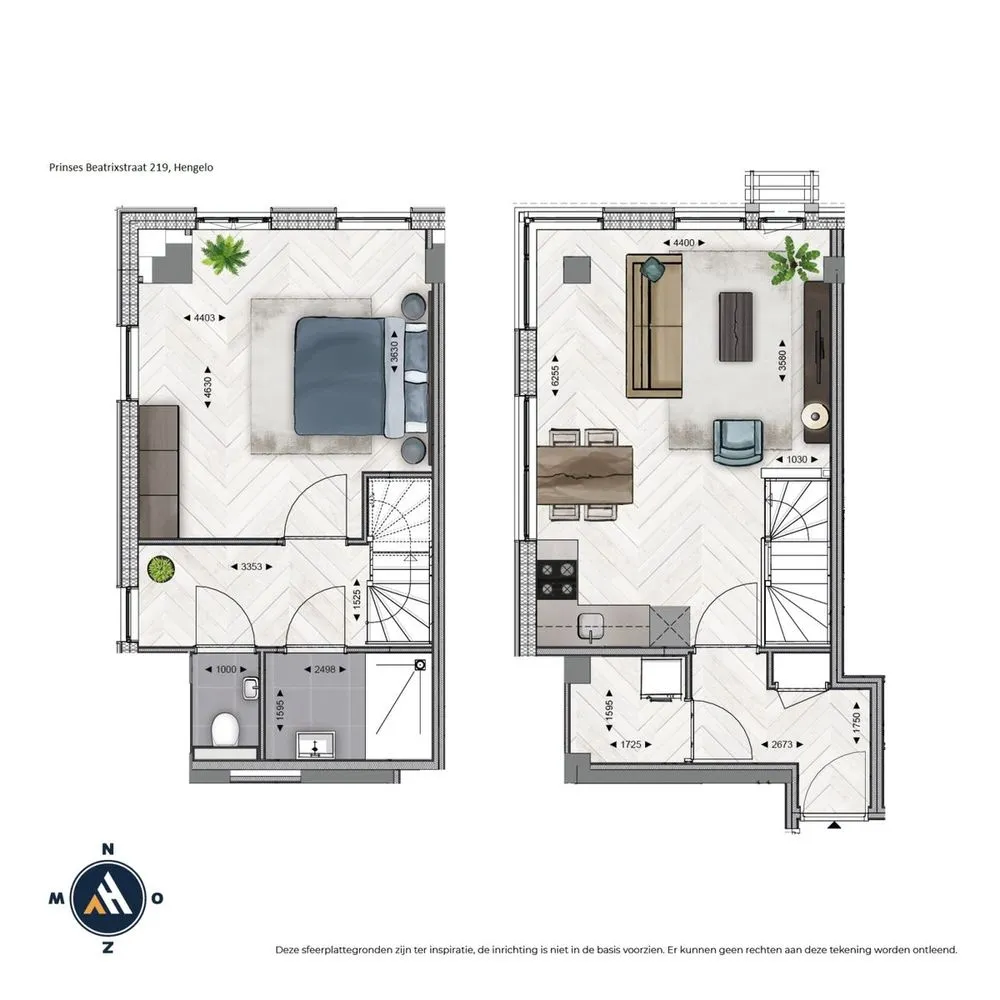 Floor Plan - Modern Apartment in Hengelo Centre