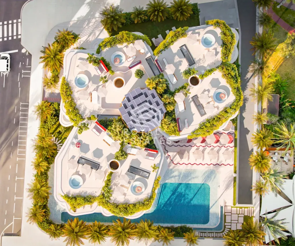 Vista aerea - Villa with Private Pool in Marina Botafoch