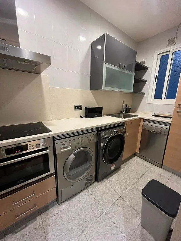 Köök - Furnished Flat with Balcony in La Dreta de l'Eixample