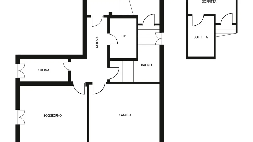 Plan - Three-Bedroom Apartment with Garden in Signa