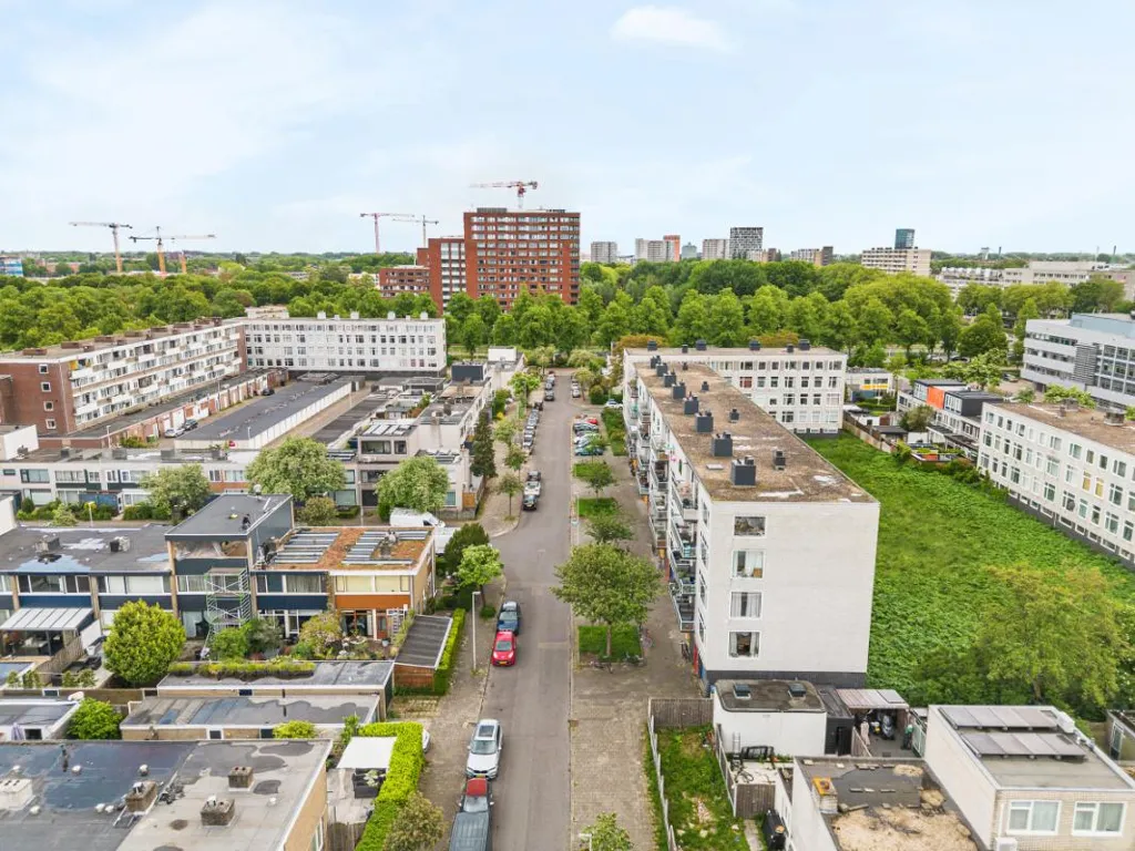 Õhuvaade - Rietveld-Designed Flat with Balcony in Utrecht