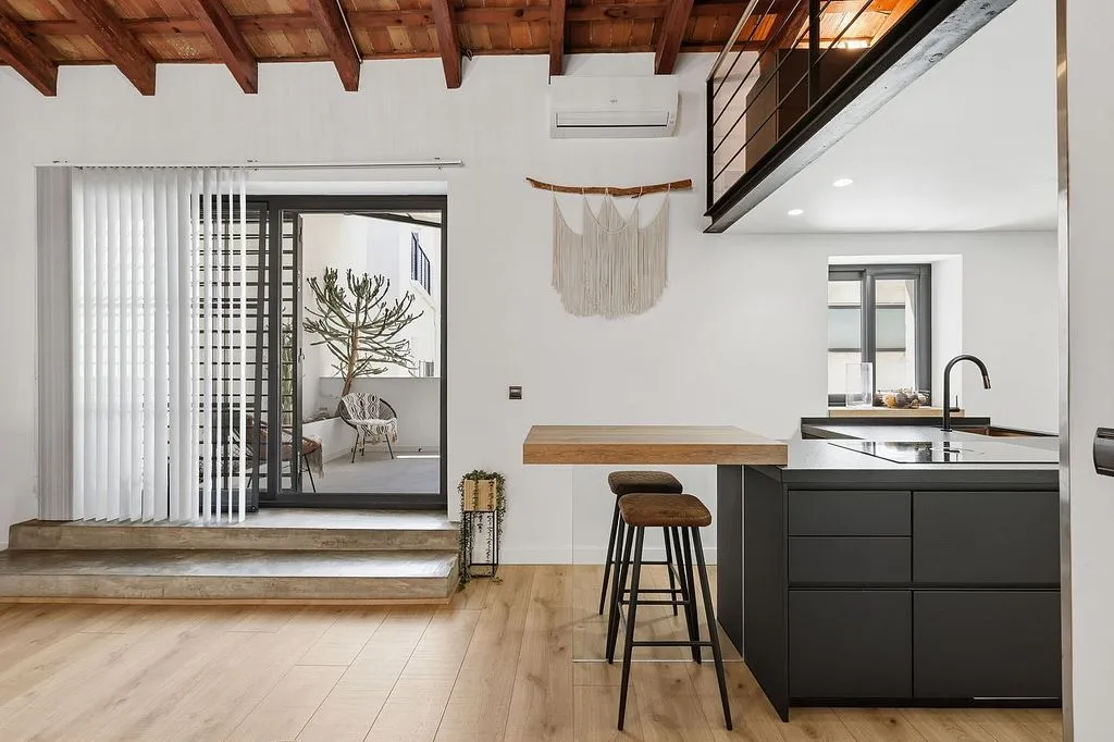 Köök - Penthouse with Terrace and Balcony in Alaquàs
