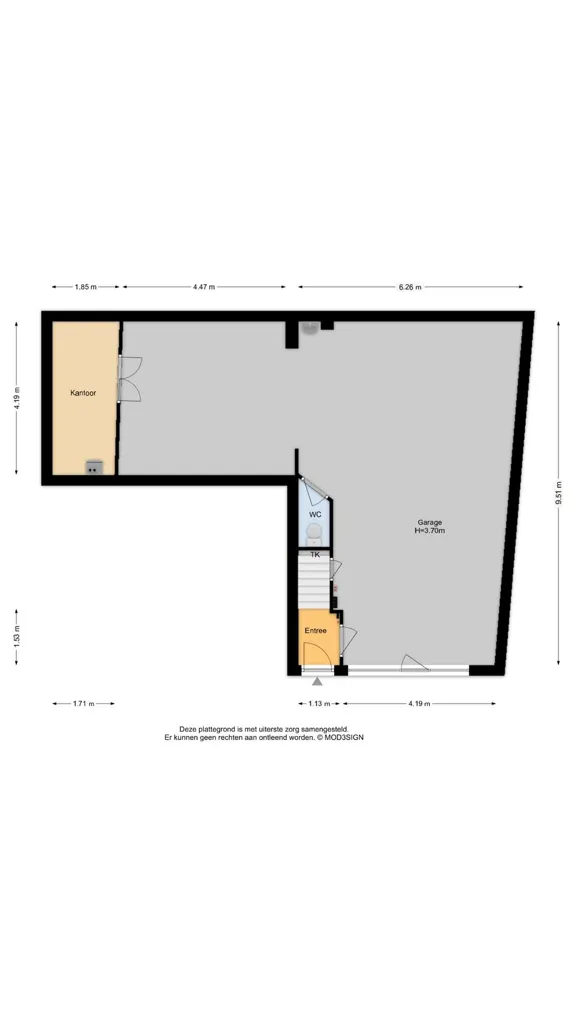Plan - Spacious House with Rooftop Terrace in Haarlem